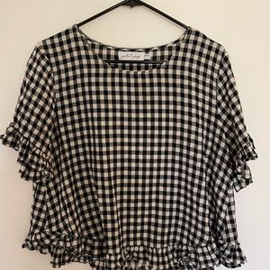 Petal & Pup Checkered Shirt